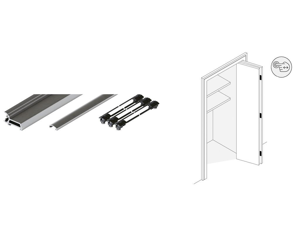 hawa_set longheroni modello folding concepta iii alluminio anodizzato altezza porta.png Set longheroni Modello Folding Concepta III Alluminio Anodizzato Altezza porta 1200-2200 mm | Hawa - immagine 1